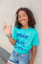 Load image into Gallery viewer, SPEAK YOUR TRUTH BUNDLE (KID'S T-SHIRT, OIL & BRACELET)