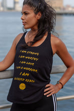 Load image into Gallery viewer, WARRIOR ~ I AM... BUNDLE (WOMEN'S TANK TOP, OIL & BRACELET)